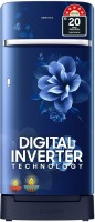 SAMSUNG 189 L Direct Cool Single Door 5 Star Refrigerator with Base Drawer  with Digital Inverter(Camellia Blue, RR21C2H25CU/HL)