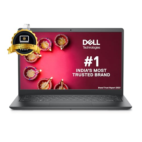 Dell 14 Laptop, Intel 12th Gen Core i3-1215U Proc/8GB DDR4/512GB SSD/Intel UHD Graphic/14.0″ (35.56cm) FHD/Thin & Light 1.48kg/Spill-Resistant Keyboard/Win11+MSO’21/15 Month McAfee/Black
