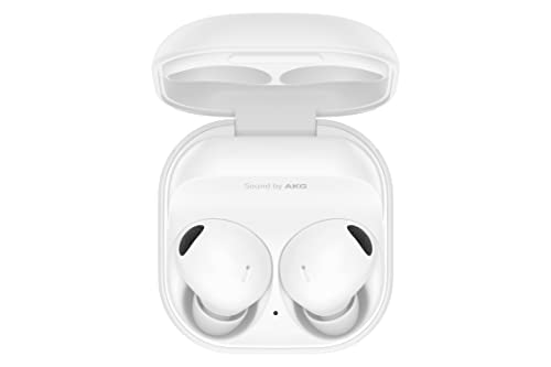 Samsung Galaxy Buds2 Pro, Bluetooth Truly Wireless in Ear Earbuds, with Noise Cancellation (White, with Mic)