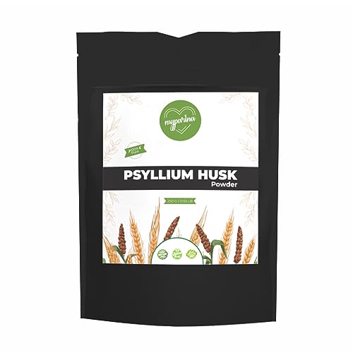 MYPARINA Isabgol Powder, Psyllium Husk (Bhusi), Rich Fiber Supplement, Non-Habit Forming, Gut Health, Digestive Enzymes, Effectively Relieves Constipation & Digestive Health, 250gm