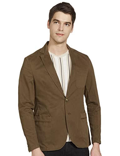 Parx Men’s Solid Blouson Jacket (XMJA00143-X2_Light Na_96_Multicolour_96)