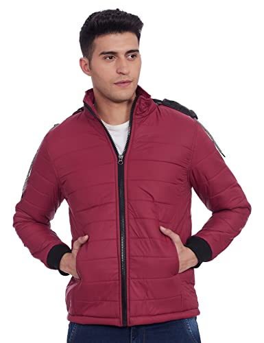 Christy World Regular fit (Mens_30_Jacket_Maroon_M Medium)
