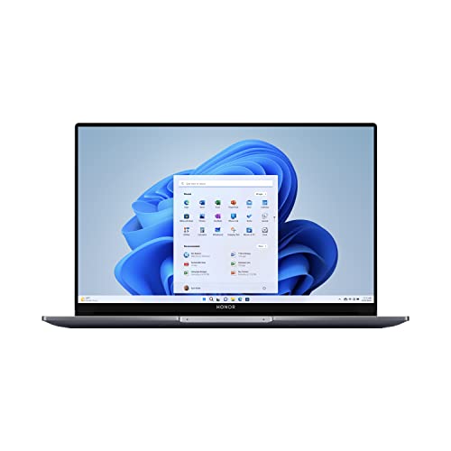 HONOR MagicBook 14, AMD Ryzen 5 5500U 14-inch (35.56 cm) FHD IPS Anti-Glare Thin and Light Laptop (8GB/512GB PCIe SSD/Windows 11/Fingerprint Login/Metal Body/Backlit KB/1.38Kg), Gray, NobelM-WDQ9BHNE