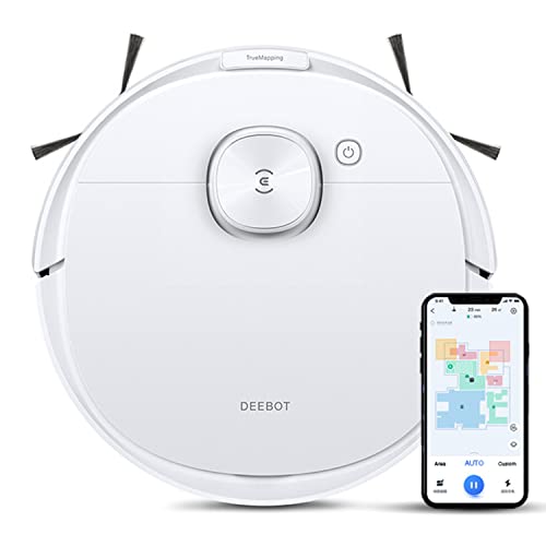 ECOVACS DEEBOT N8 2-in-1 Robotic Vacuum Cleaner, New Launch, Most Powerful Suction, Covers 2000+ Sq. Ft in One Charge, Advanced dToF Technology with OZMO Mopping