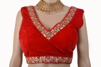 Srija collection Band collar Girls Blouse