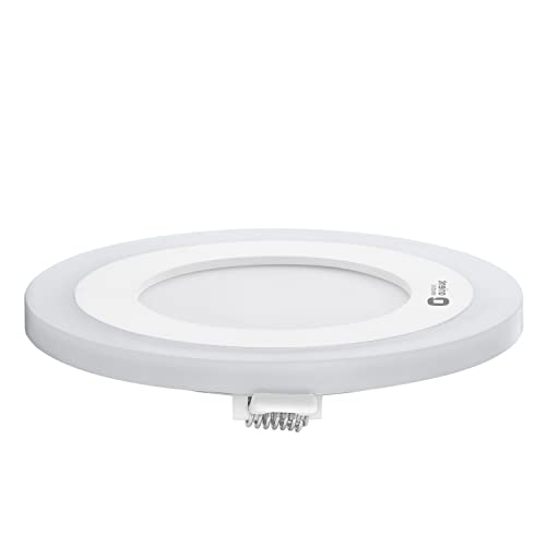 Orient Electric Rainbow Dual Colour Recess Panel 6W – White and Pink – Pack of 1