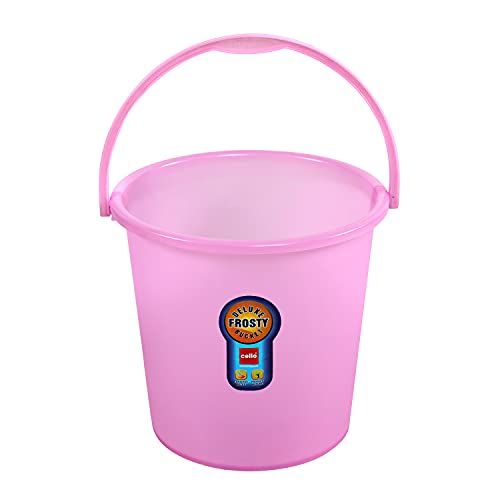 Cello Frosty Bucket DLX, 25 litres, Pink (CLO_FRSTY_BCKT_25L_PNK) (Plastic)