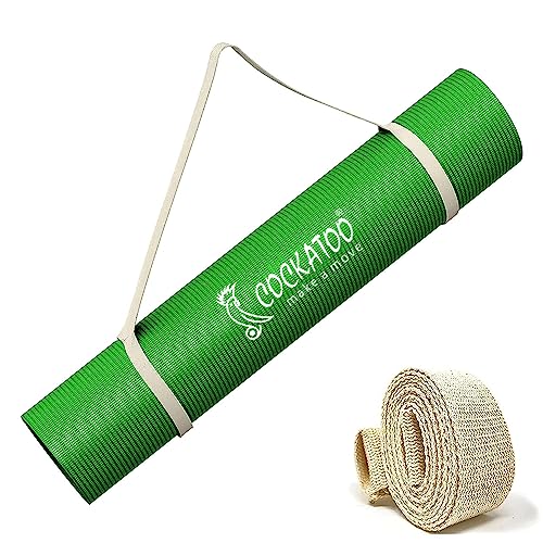 Cockatoo YM100 Yoga Mat For Women & Men, Anti Slip, EVA Material, (4mm-6mm) Exercise Mat For Home Gym |Yoga Mat For Gym Workout and Yoga Exercise (4MM, Parrot)
