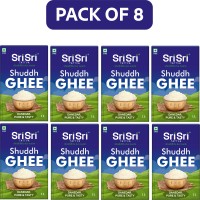 Sri Sri Tattva Shuddh Ghee – Danedar, Pure & Tasty 1 L Tetrapack(Pack of 8)