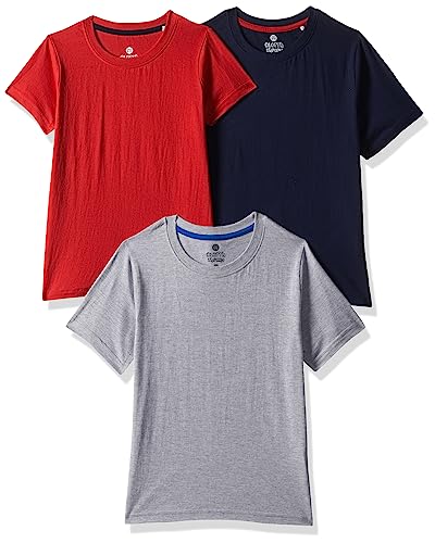 Clotth Theory Girl’s Solid Relaxed Fit T-Shirt (CTGT_1003_Multi_13 3-4 Years)