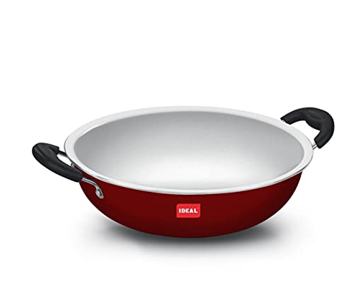 Ideal Aluminium Cookware Kadai, 270 Mm, Silver