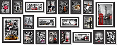 PAPER PLANE DESIGN Gallery Wall Frame Set Memories Love Wall Decoration (F)