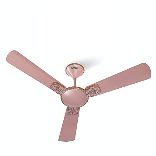 Havells Enticer Art 1200mm 2 Star Energy Saving Ceiling Fan (Rose Gold, Pack of 1)