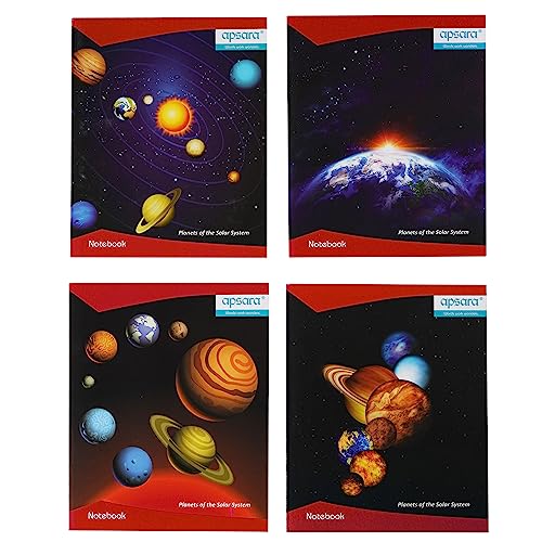 Apsara small size notebook | Brown Cover | Blue Lines | Bright Paper |Hardbound | 19 x 15.5 cm | 172 Pages | Single Line | Pack of 12