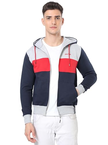 T2F Men’s Cotton Crew Neck Sweatshirt (MNS-SS-01_Royal Blue_M)