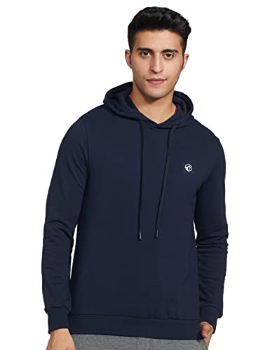 RUF & TUF Men’s Cotton Blend Crew Neck;Hooded Neck Pullover Sweater (RTMEPSS20030N01002_Blue_M)