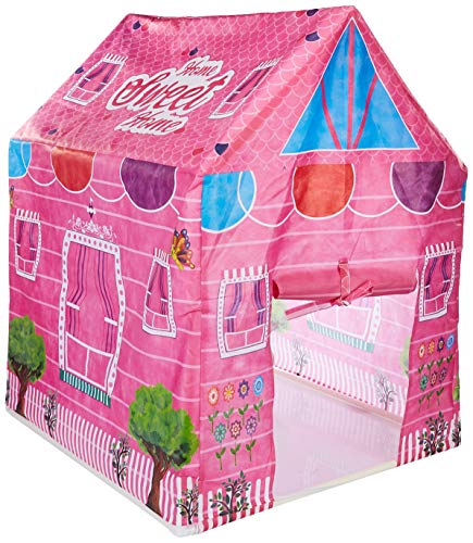 Negi Sweet Home Themed Tent House with Led Lights ,Light Weight,No Tools Required (Size:95 * 75 * 107cm)