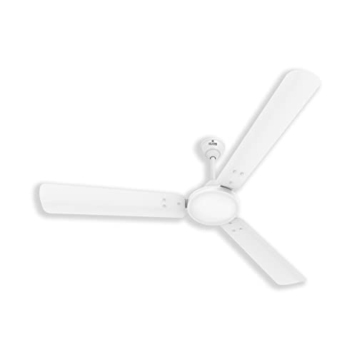 Polycab Vital 1200 MM High Speed Premium Ceiling Fan with dual tone finish and 2 year warranty (Matt Snow White)