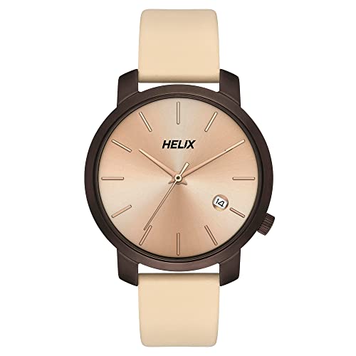 Helix Analog Rose Gold Dial Women’s Watch – TW032HL38