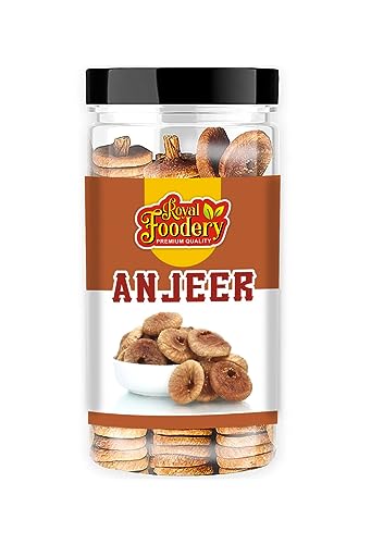 Royal Foodery Afghani Anjeer Figs – Afghanistan Dry Anjir (Dried Figs) Dry Fruits, Increases Immunity & Purify the Blood 1Kg