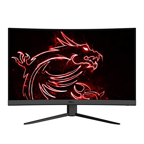 MSI Optix G27C4 cm 68.58 cm (27″) LED Full HD 1920 x 1080 Pixels 1ms (MPRT) 165 Hz HDMI, DisplayPort AMD FreeSync Curved Gaming Monitor, Black