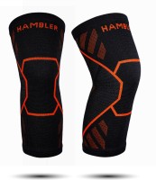 Hambler KNEE SUPPORT,ANTI-SLIP COMPRESSION SLEEVE FOR MEN & WOMEN,KNEE BRACE FOR RUNNING Knee Support(Orange)