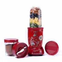 WONDERCHEF Nutri-Bolt_ Mixer grinder 600 Juicer Mixer Grinder (2 Jars, Red)
