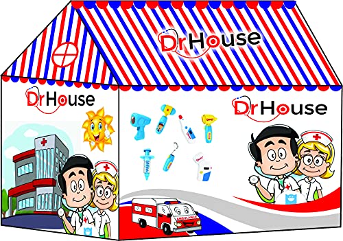 Doctor Tent House Indoor-Outdoor Set for Kids (95 * 72 * 102 CM) (Doctor House Tent)