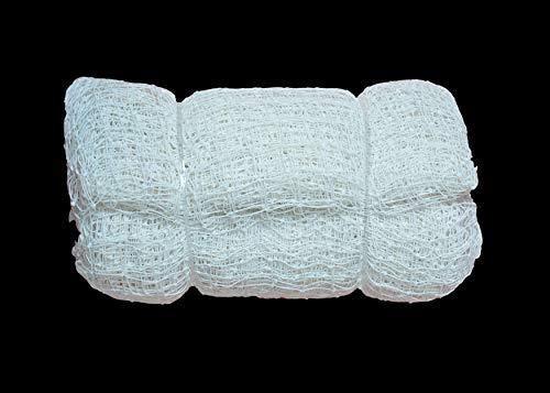 EasyShoppingBazaar Bird Net/Pigeon Net/Anti Bird Net UV Stabilized HDPE (with Clips & Tying Ropes) White 15Ply – 1 x 20 Ft