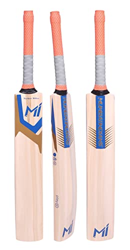 playR X Mumbai Indians Smart Kashmir Willow Bat Cricket (Size: 6)