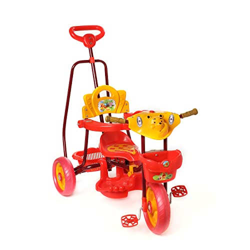 Toyzone Tricycle -Kids Cycle|Baby Tricycle|Baby Cycle|Baby Trike|Tricycle|Kids Cycle with Ruber Wheel|Ride on car|Push Cycle (Winnie The Pooh Tricycle)