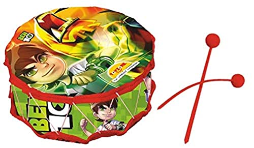 Toyzone Barbie Kids Drum (Size 3) | Musical Drum Set | Music Play Toy | Musical Instrument for Kids/Toddlers/Baby Girl/Boys | Musical Toy with 1 Drum & 2 Sticks (Ben 10 Kids Drum)