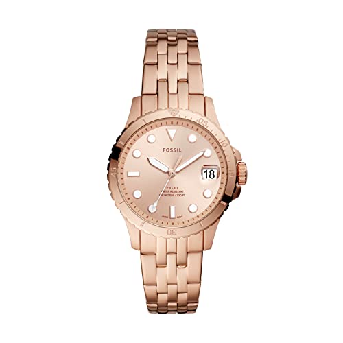 Fossil Analog Gold Dial Women’s Watch-ES4748