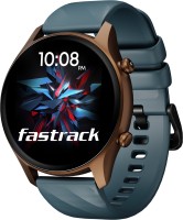 Fastrack Optimus with 1.43” AMOLED Display with AOD(466×466)|BT Calling|Calculator|IP68 Smartwatch(Teal Strap, Free Size)