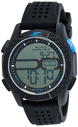 Sonata Digital Grey Dial Men’s Watch-NL77057PP02