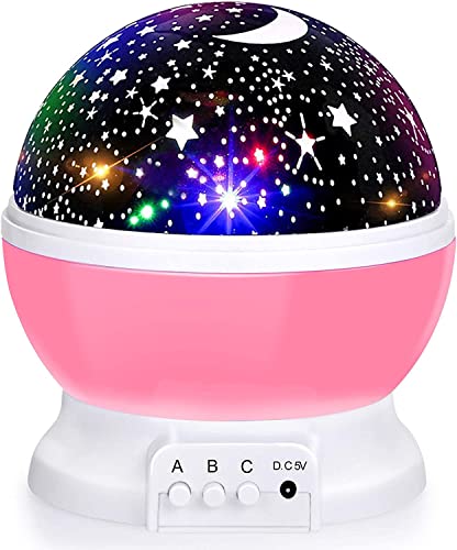 ROMINO LED Star Light Cosmos Projector Galaxy Night Lamp, Kids Room Lights, Star Master Dream Rotating Projector Lamp for Bedroom, Decoration, 360 Degree Rotating Moon Sky Romantic Gifts