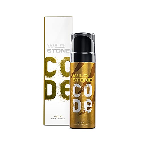 Wild Stone Code Gold Body Perfume For Men With Strong Masculine Aroma For Special Occasion, 120ml