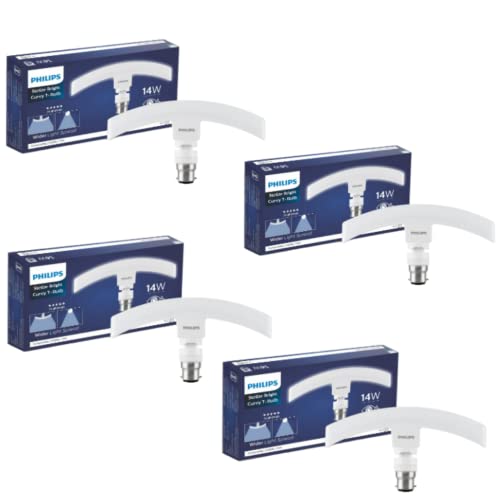 PHILIPS Full Glow 9-watt B22 Clear LED Bulb | Warm White, Pack of 3