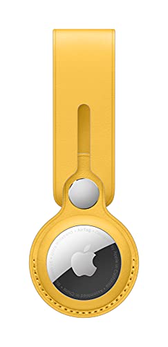 Apple AirTag Leather Loop – Meyer Lemon