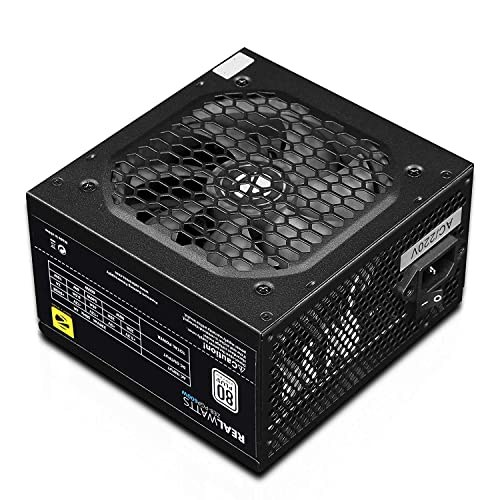 Zebronics Gaming High Efficiency 600watts Power Supply with 80+ Certification, Comes with Dual PCIe and Long Cables – PGP600W