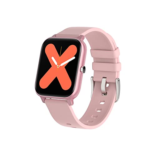 Maxx SX24 Pro Dual Bluetooth Calling Smart Watch 1.69-Inch, Voice Assistant, 100+ Sports Modes, SpO2, Heart Rate Monitoring, IP67 Waterproof, Longlife Battery (Rose Gold)