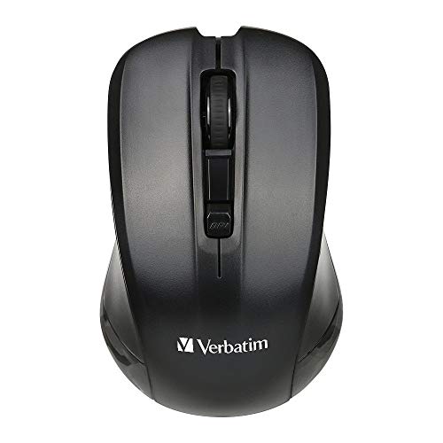 Verbatim 66432 Optical Mouse Wireless 3 DPI Levels – 800/1200 /1600 Black 3Years Brand Warranty