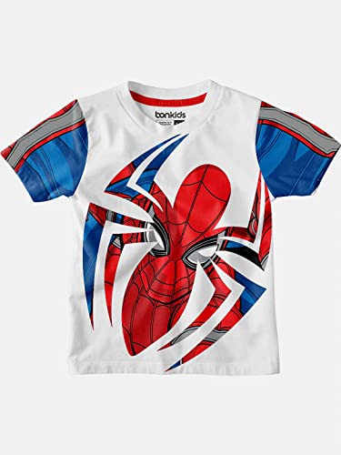 BONKIDS Boy’s Regular T-Shirt (BON7569_White 2-3Y)
