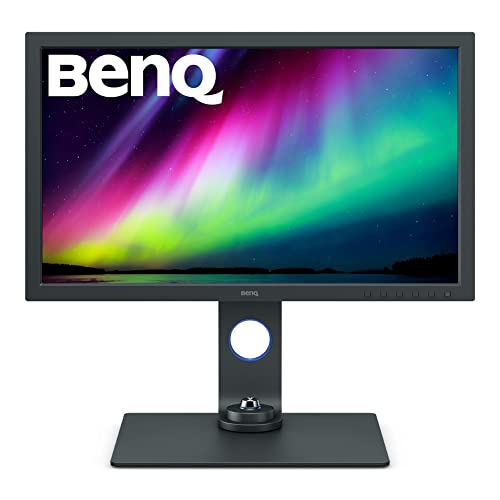 BenQ SW271C Pro Photo & Video editing Monitor,4K 27″IPS,HDR10/HLG,99% Adobe RGB,90% P3,100% sRGB,H/W Calibration,Pantone Validated,Calman Verified,3D-LUT,DeltaE