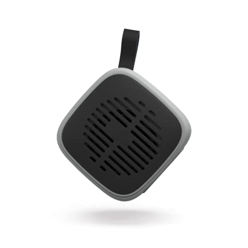 SYSKA Qube 5W, Ultra-Portable Mini Wireless Bluetooth Speaker with Mic, HD Sound, 10 Meter Working Range, Made in India, Type C Charging with Voice Assistant – (Bold Black)