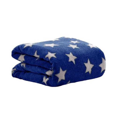 Bumtum Super Soft New Born Baby Blanket | Wrapper Sheet for Baby Boys & Baby Girls | Star Pattern, Lightweight | Super Comfortable (100cm x 75cm, Navy)