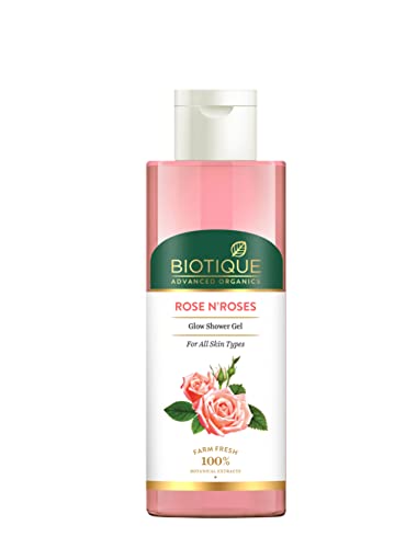 Biotique Advanced Organics Rose N’Roses Glow Shower Gel, 200ml