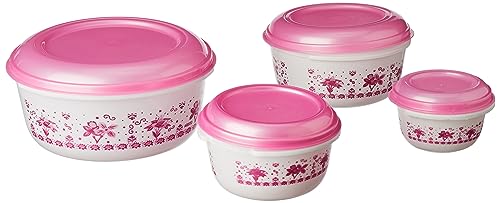 Cello Style Knit Small Basket Without Lid, Set of 3, Ivory,Plastic