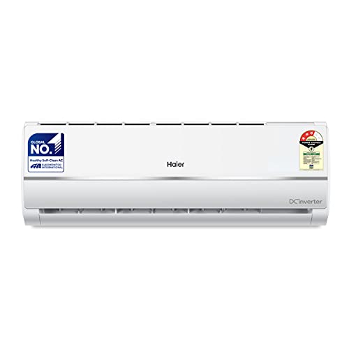 Haier 1.2 Ton 3 Star Inverter Split AC (Copper, Antibacterial Filter, 2023 Model, HSU15V-TMS3BE-INV, White)
