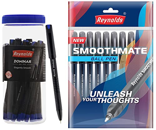 Reynolds Ball Pen & Reynolds SMOOTHMATE 10 CT PENS – Black Ball Pen
